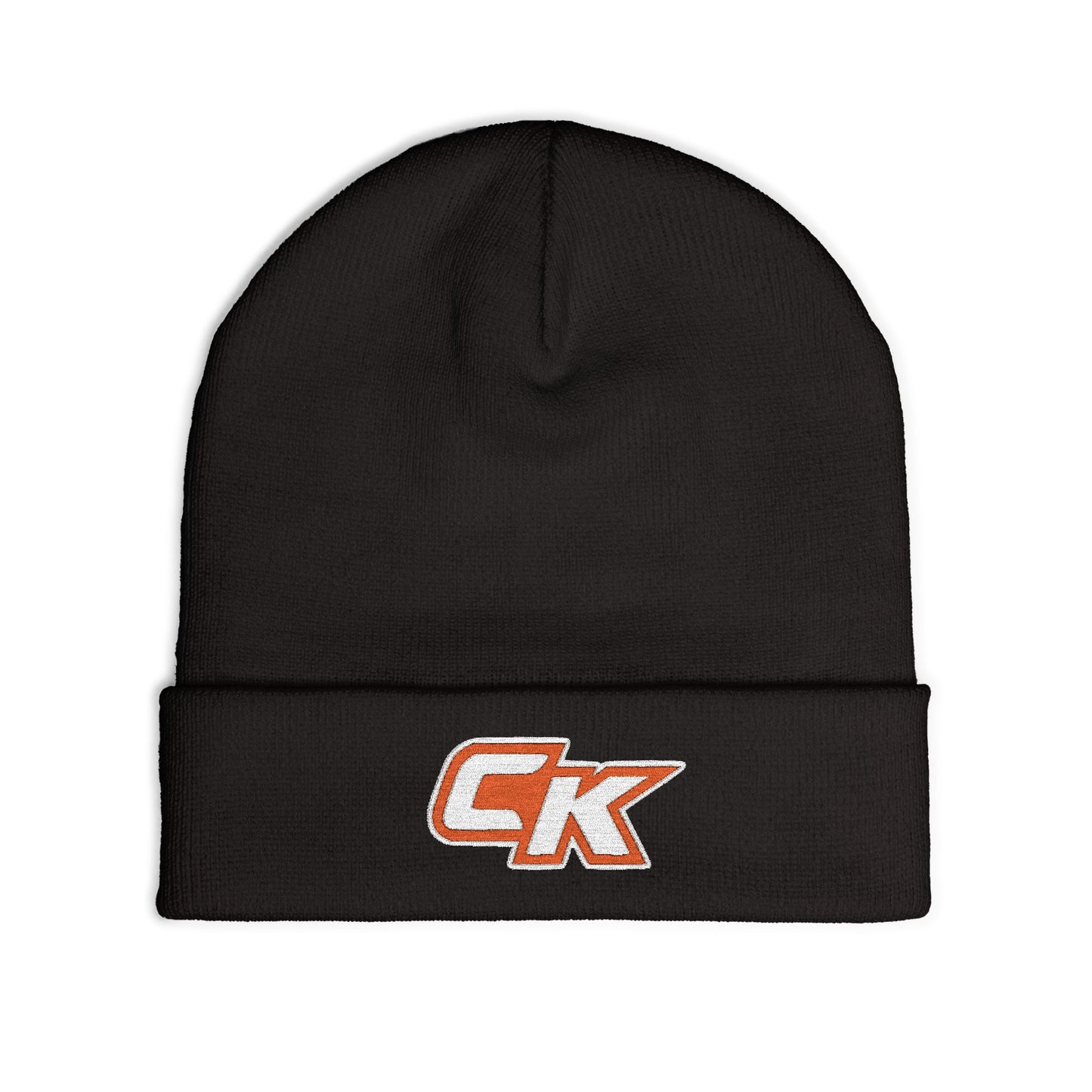 CK Logo  Embroidered Knit Beanie