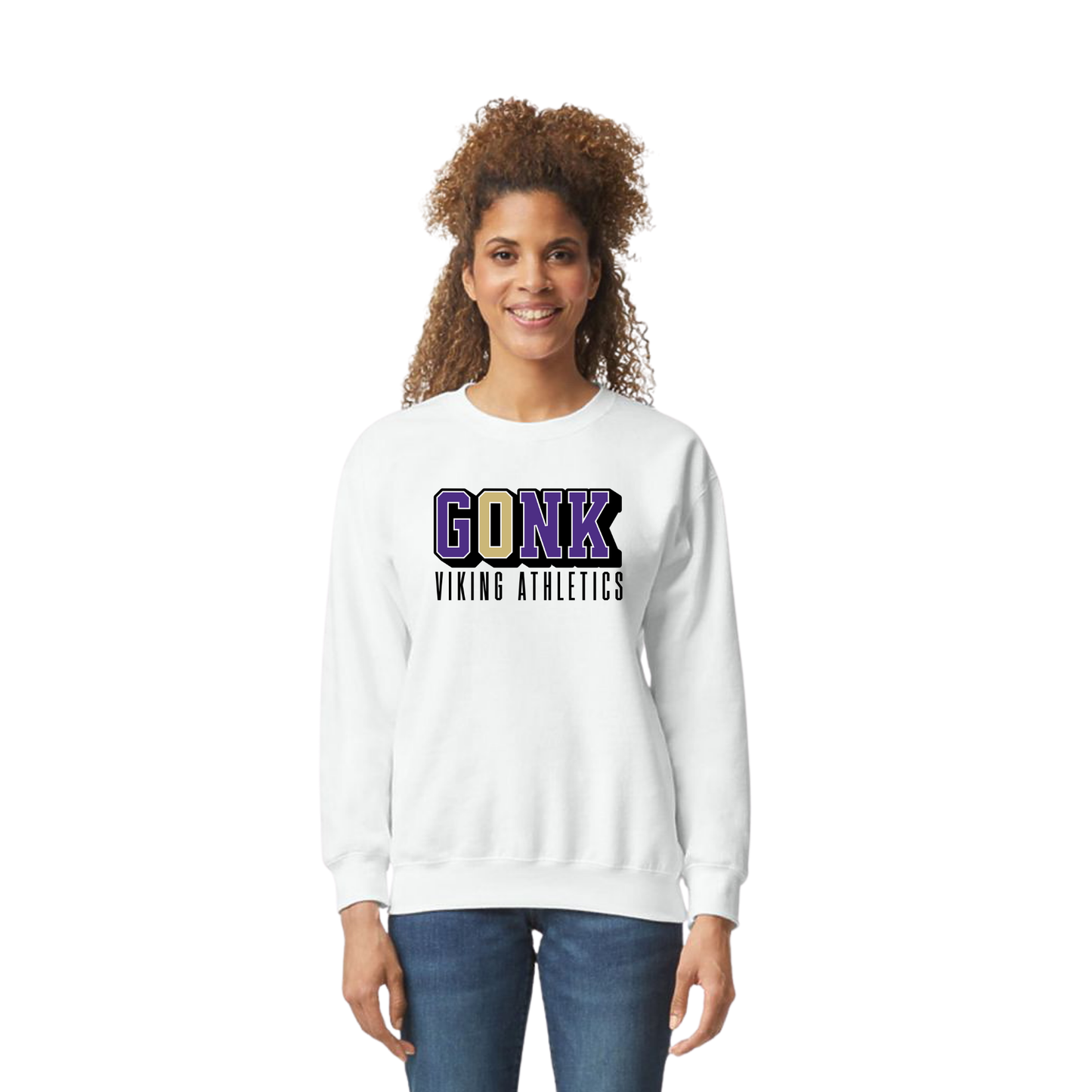 GoNK Athletic Crewneck  Sweatshirt - Unisex