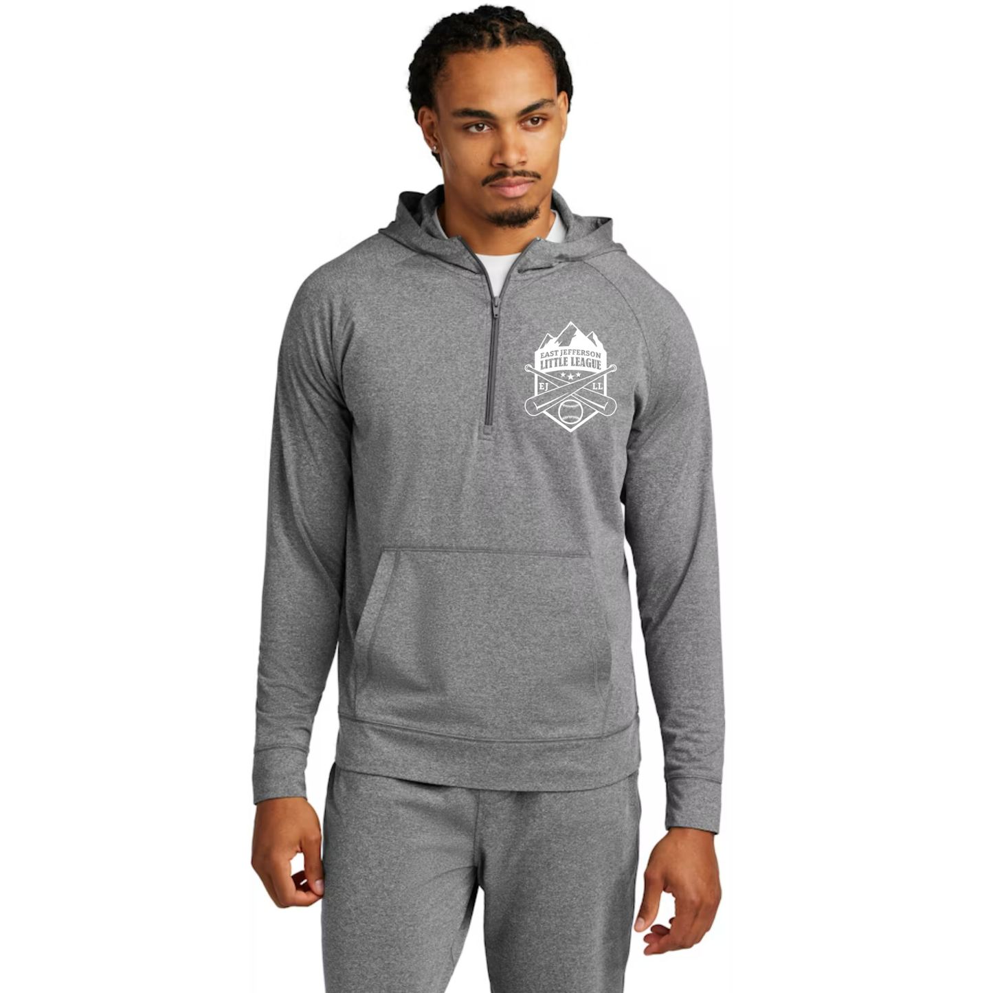 *NEW* EJLL- Sport-Wick Stretch 1/2-Zip Hoodie - Mens