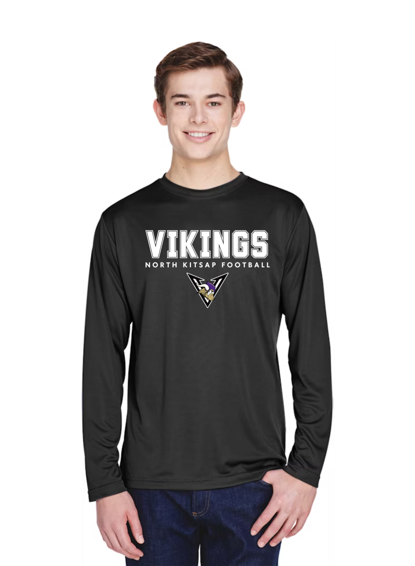 Vikings Football - Performance Long Sleeve - Mens