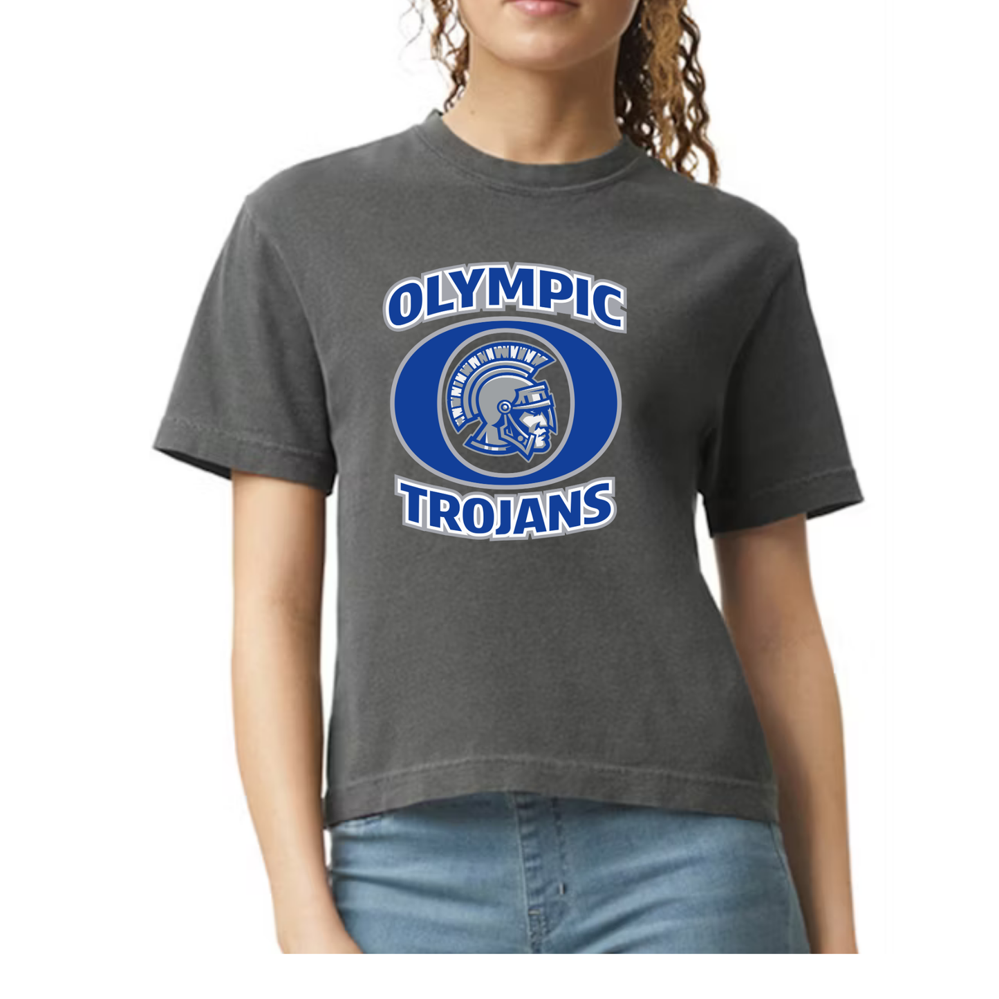 Olympic Trojans Women's Boxy Tee