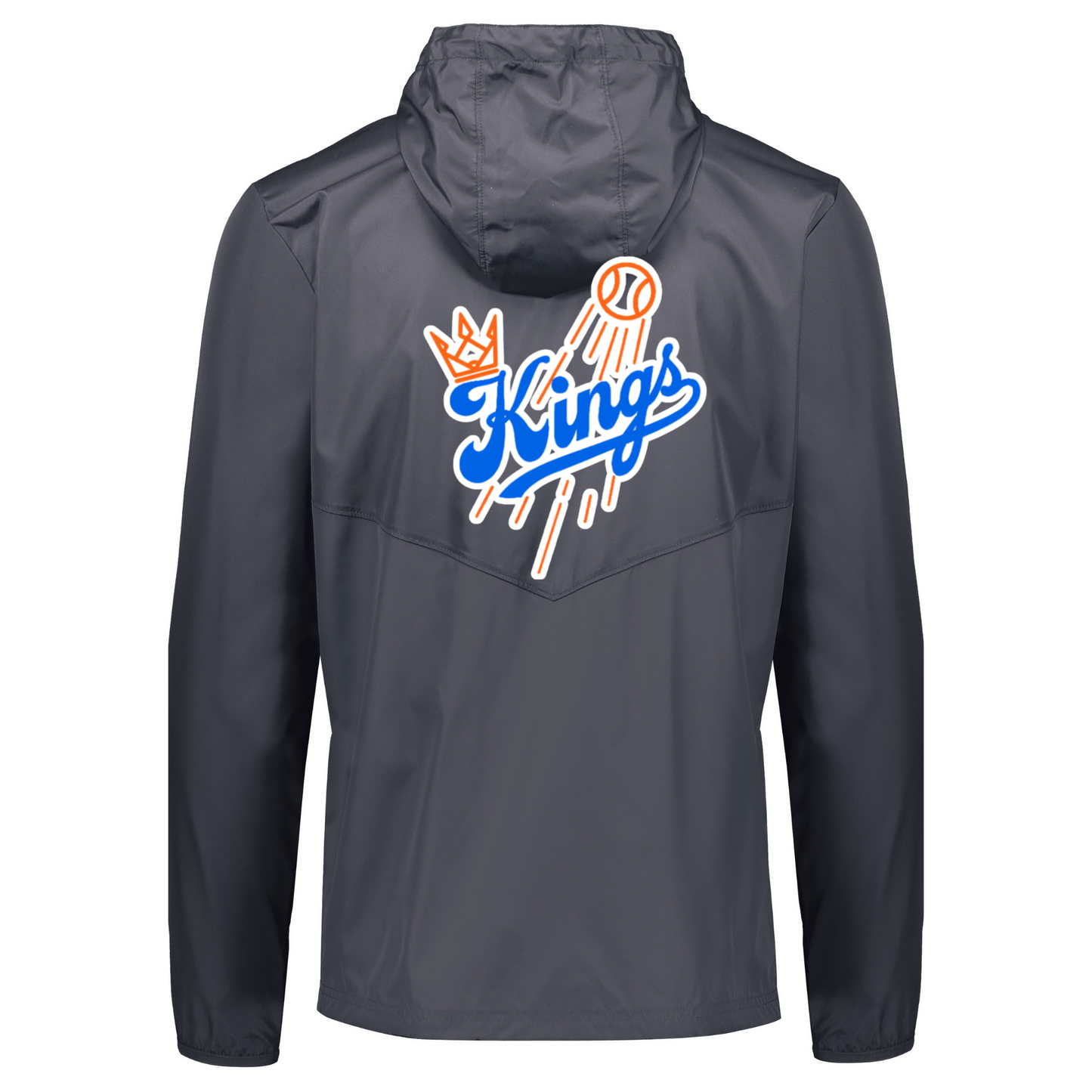 Kings Baseball - K Logo - 1/2 zip jacket