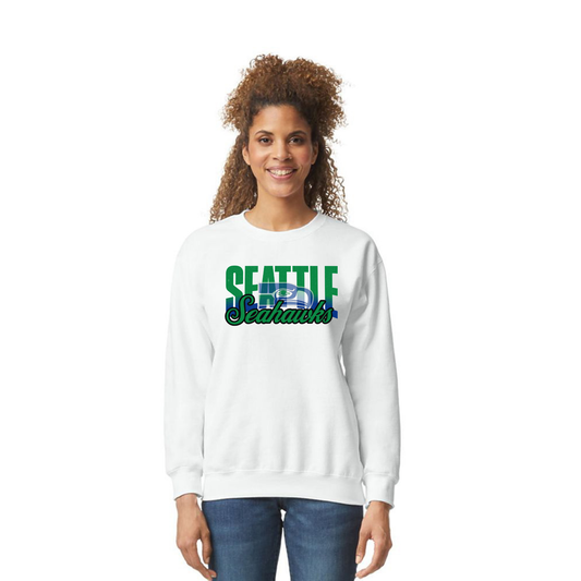 Retro Hawks - Green - Unisex Crew