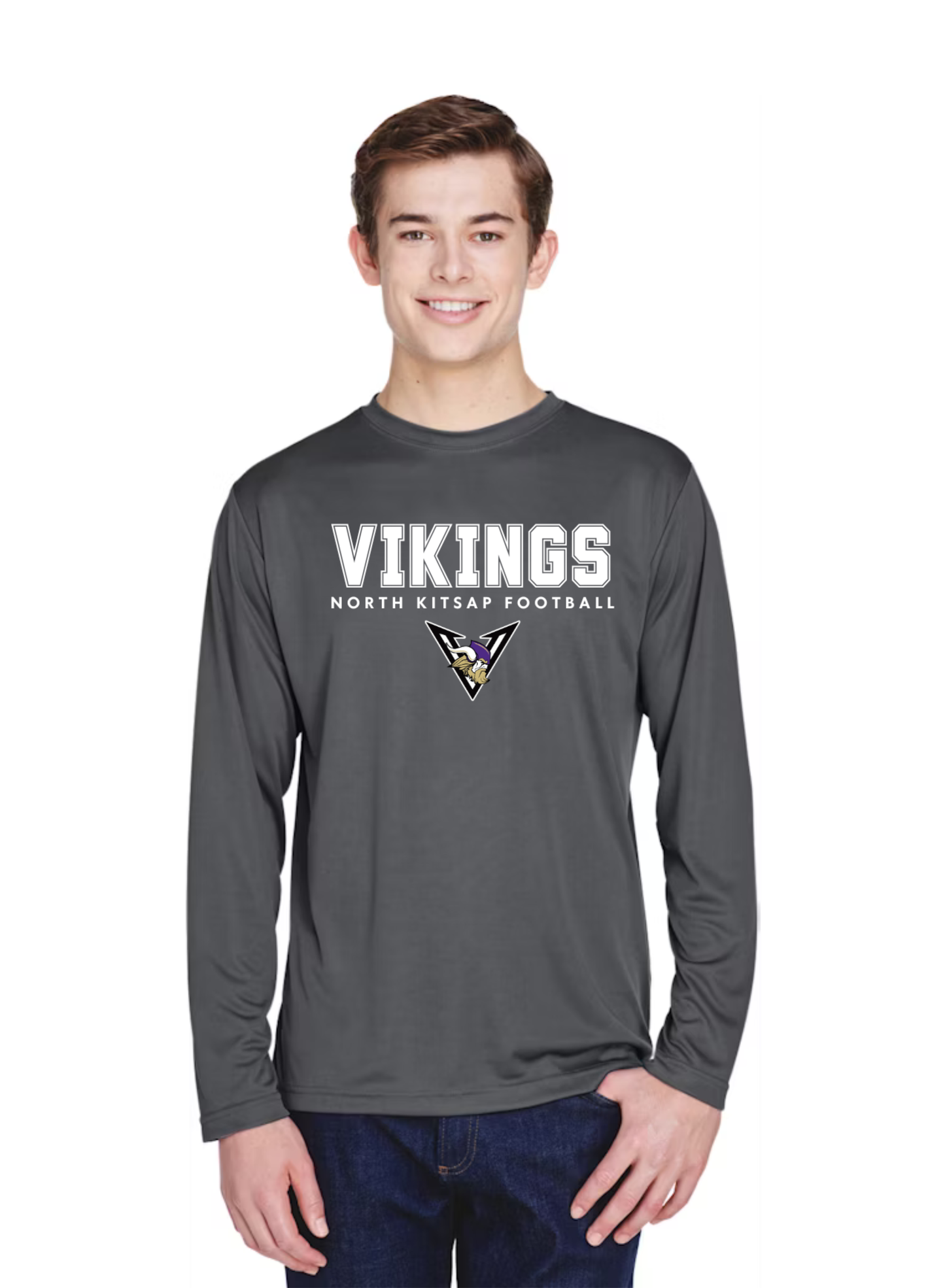 Vikings Football - Performance Long Sleeve - Mens