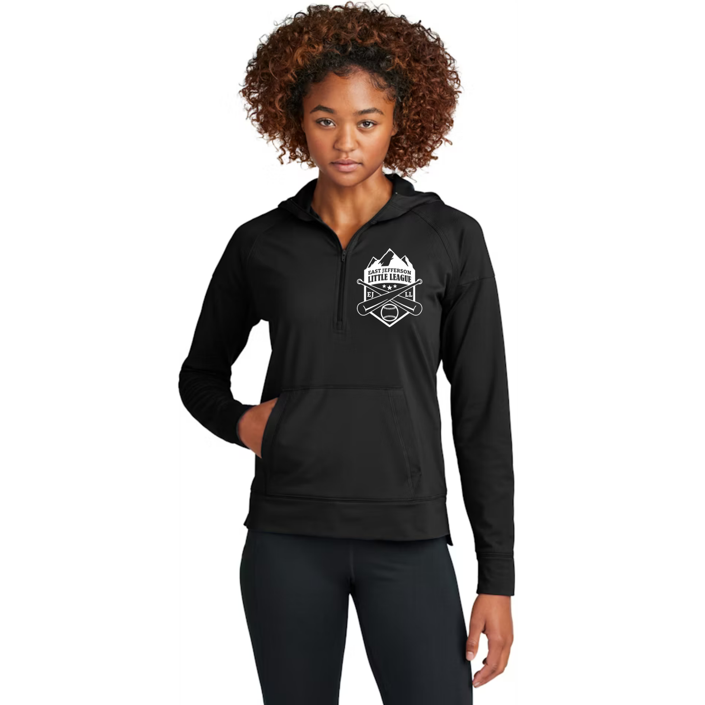 *NEW* EJLL  - Women's Sport-Wick Stretch 1/2-Zip Hoodie