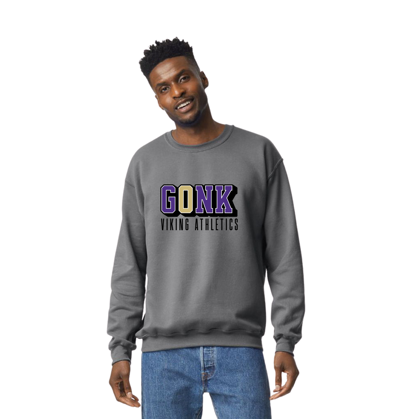 GoNK Athletic Crewneck  Sweatshirt - Unisex