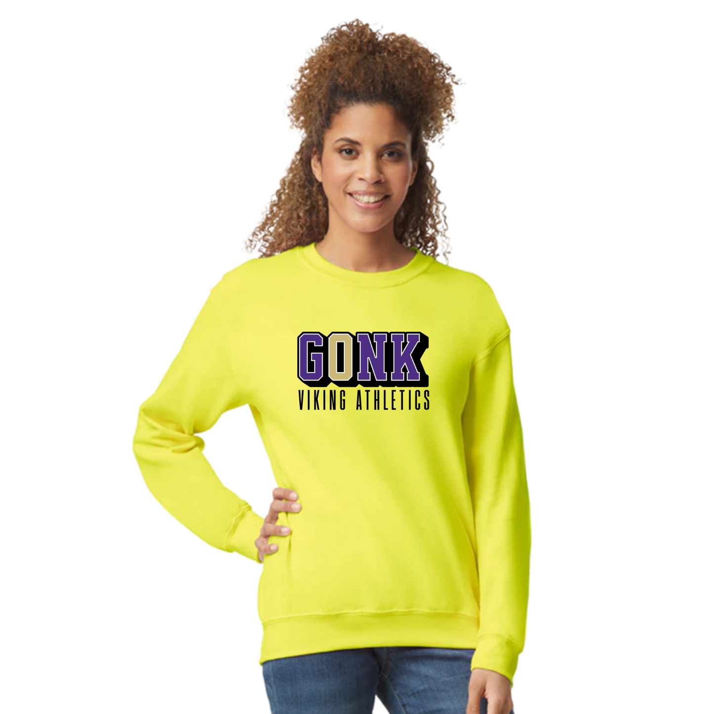 GoNK Athletic Crewneck  Sweatshirt - Unisex