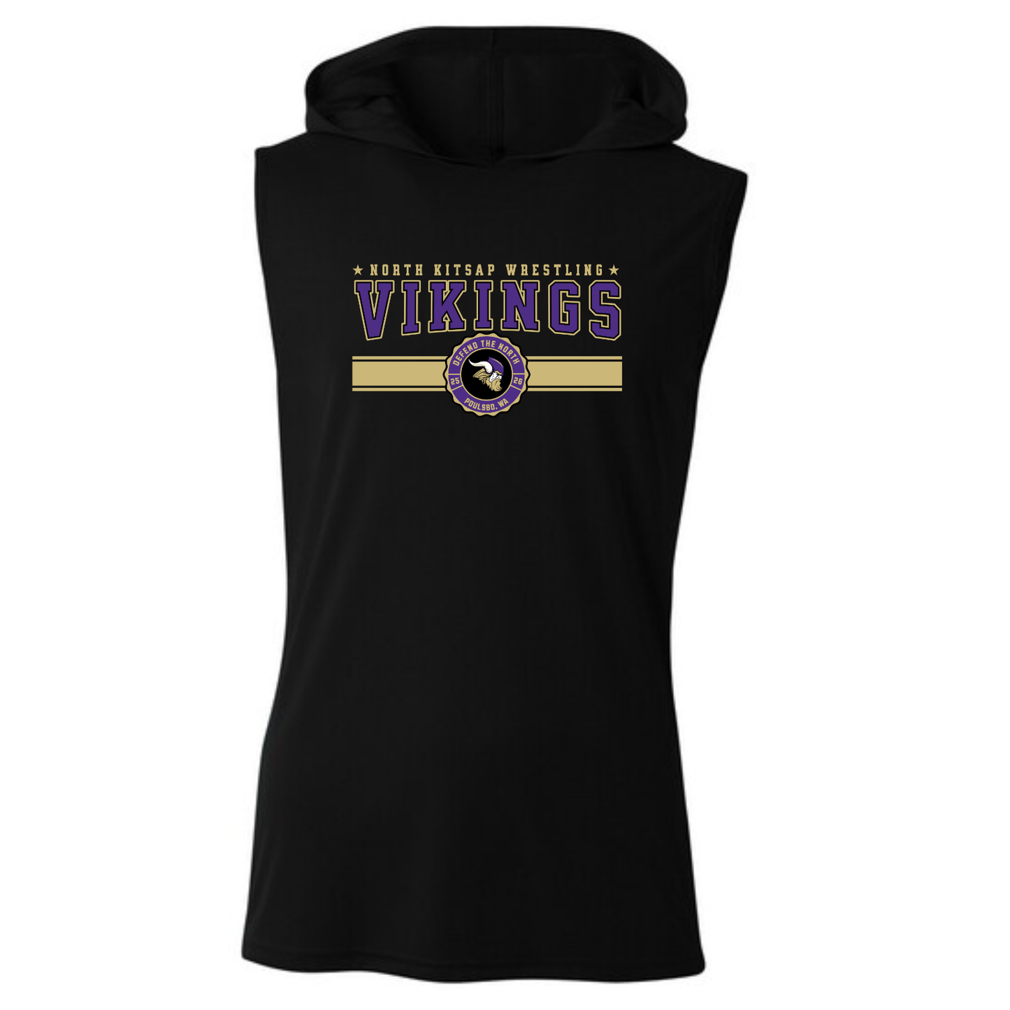 NEW - NK Wrestling 2025 - Cooling Performance Sleeveless Hooded Tank