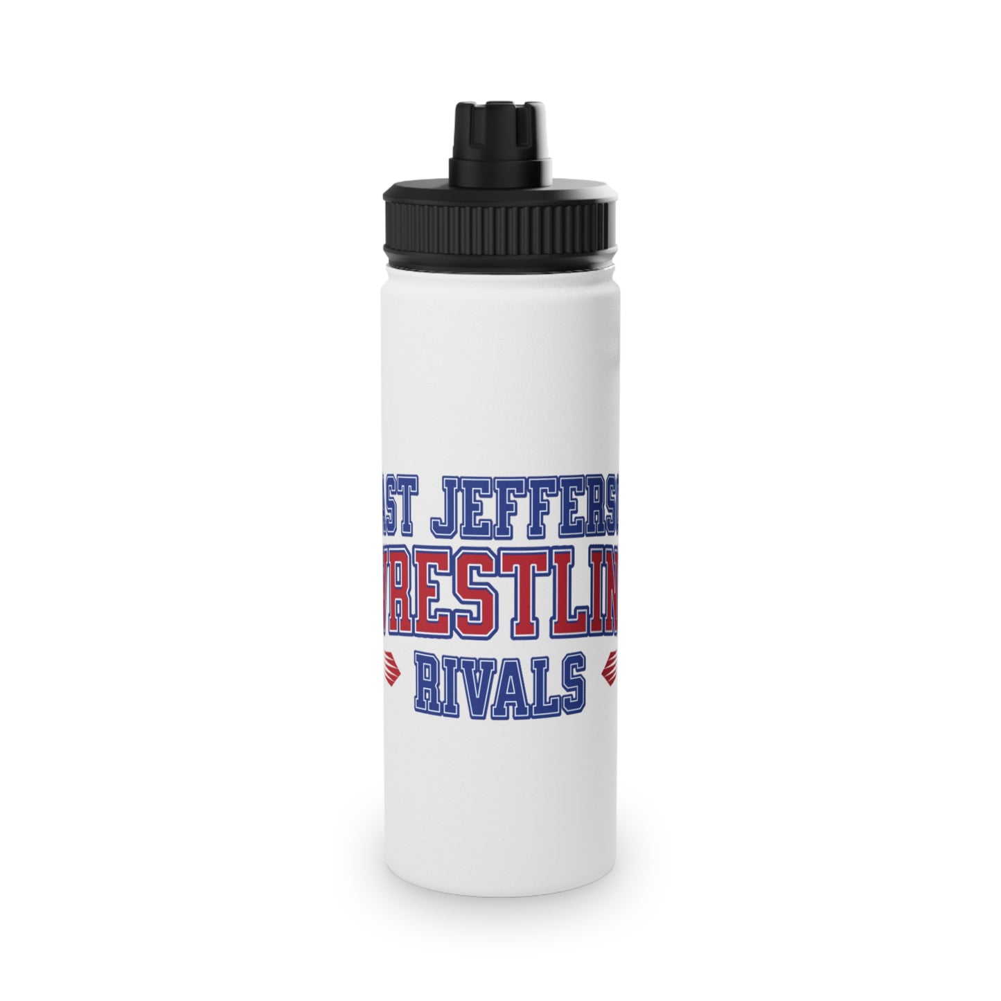 EJ Wrestling Stainless Steel Water Bottle, Sports Lid