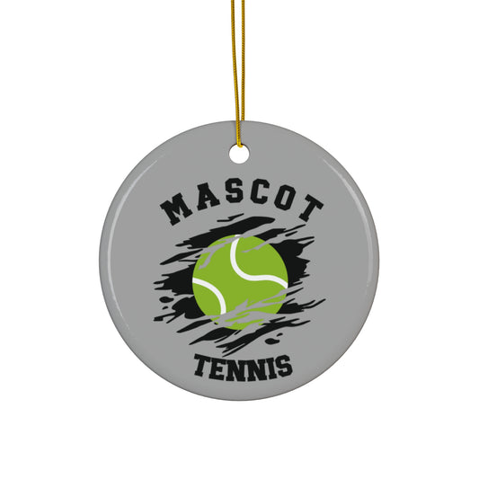 Custom Team & Name Tennis Ornament