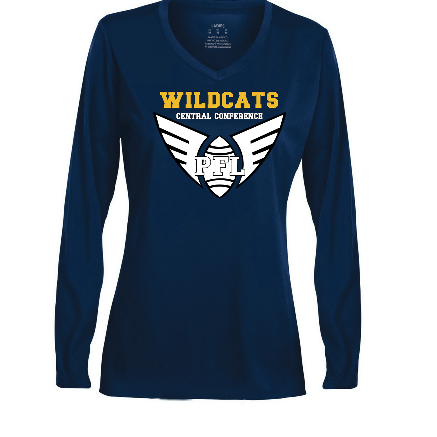 PFL Womens V Neck Team Shirt - Central Conference