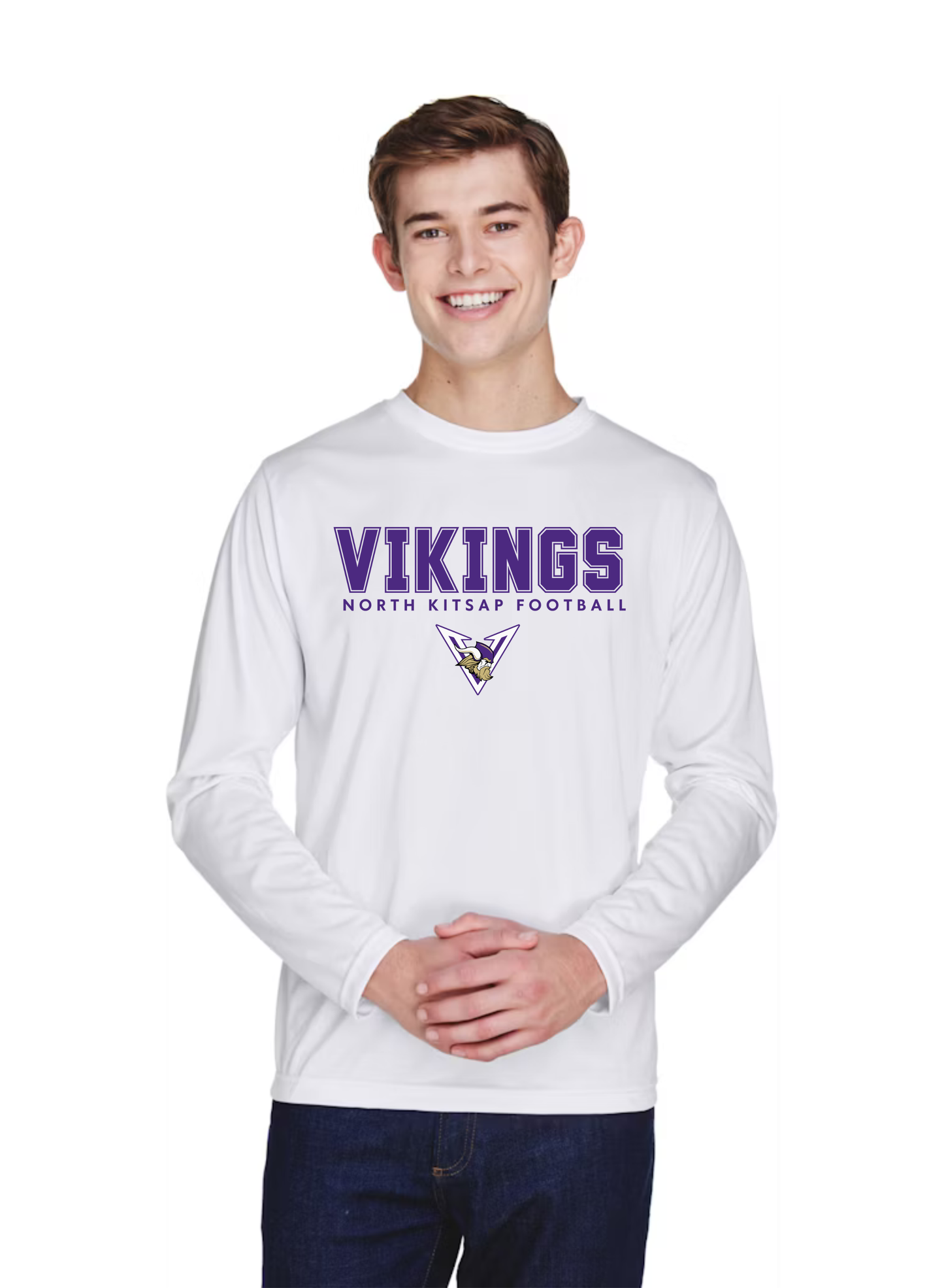 Vikings Football - Performance Long Sleeve - Mens
