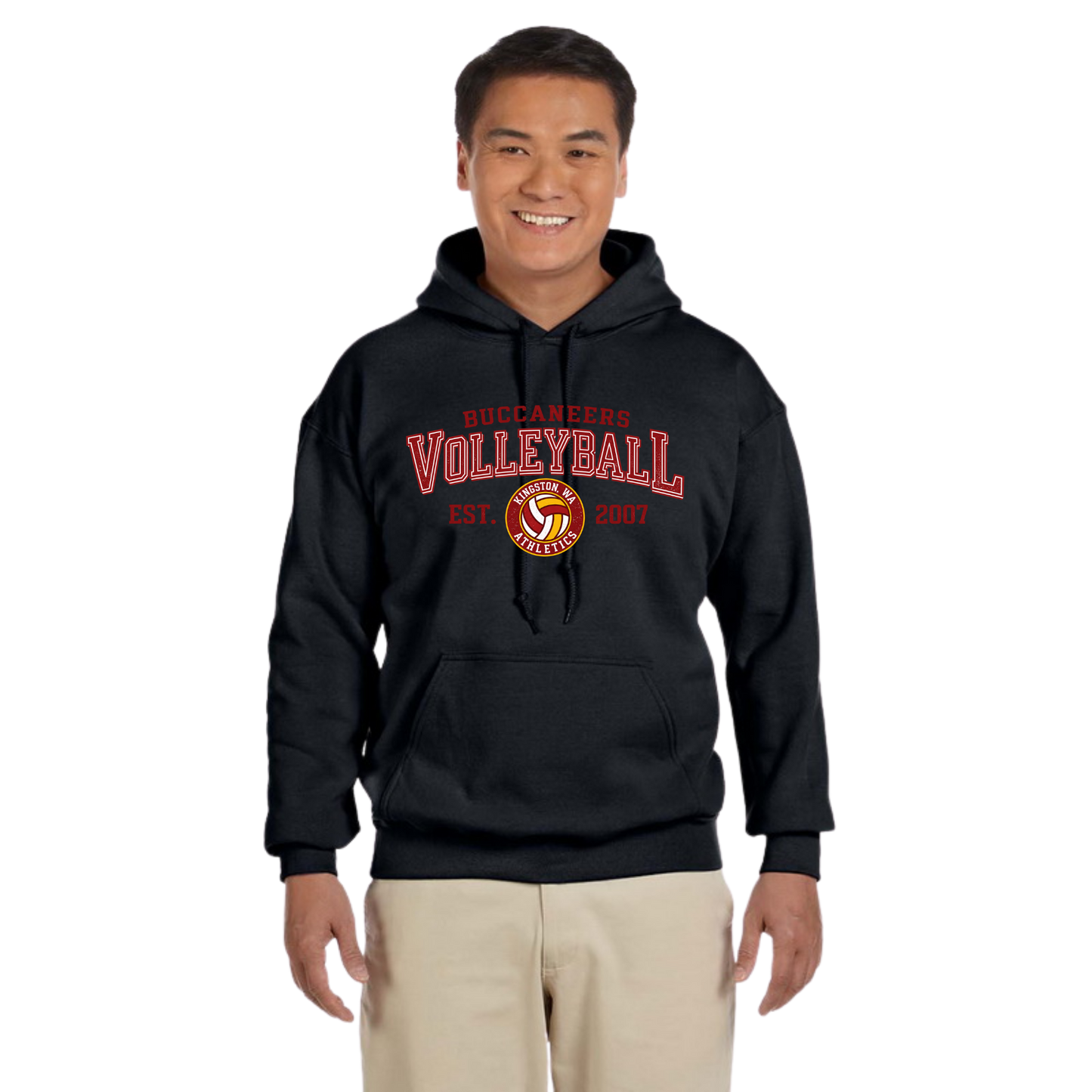 Buccaneer Volleyball - Cotton Hoodie