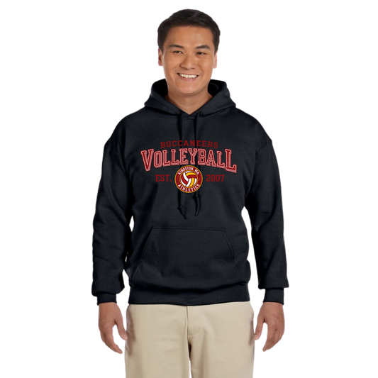 Buccaneer Volleyball - Cotton Hoodie