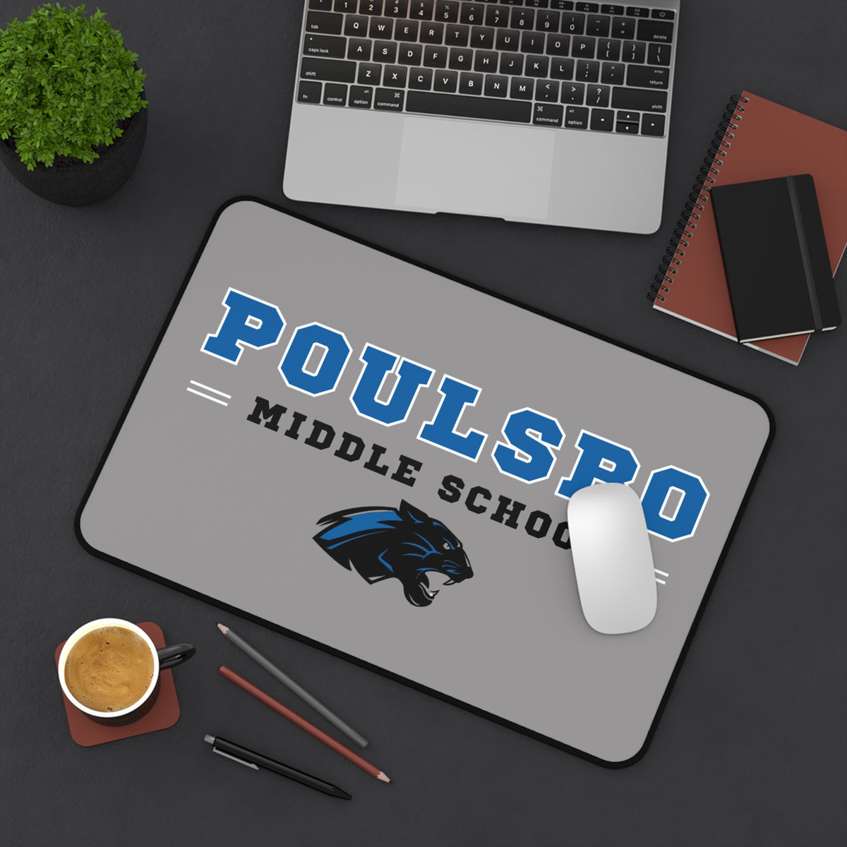 PMS Panthers Logo Desk Mat