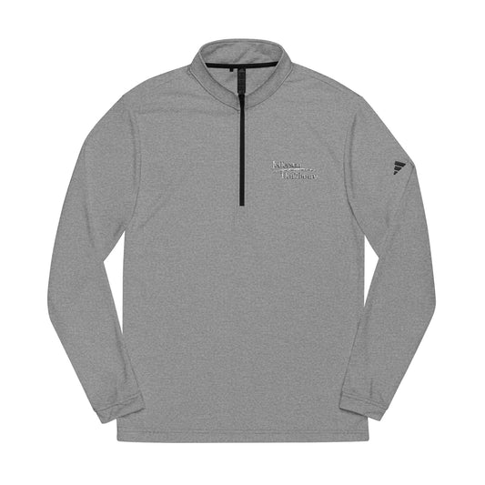 adidas® Quarter-Zip Pullover with Embroidery