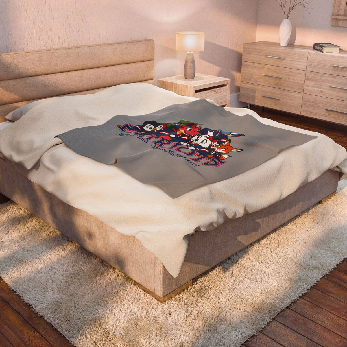 Hawk Elementary Plush Blanket