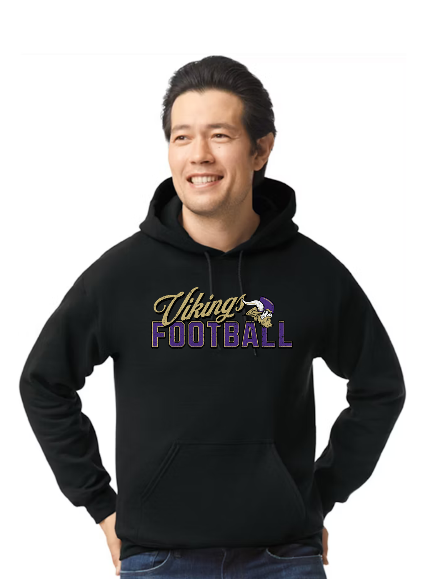 Viking Vintage Football Hoodie
