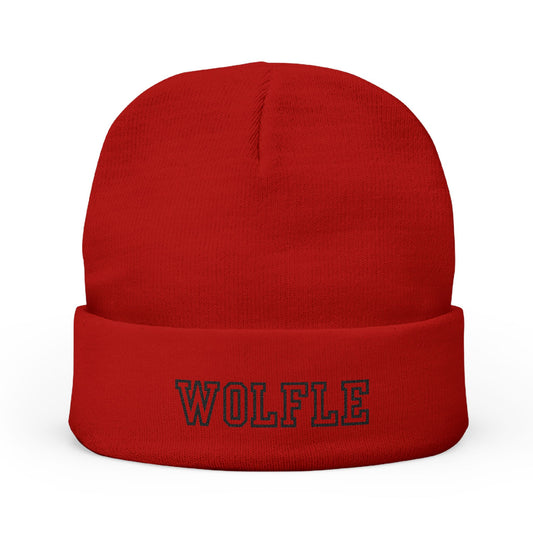 *NEW* Wolfle Knit Beanie (Embroidery)