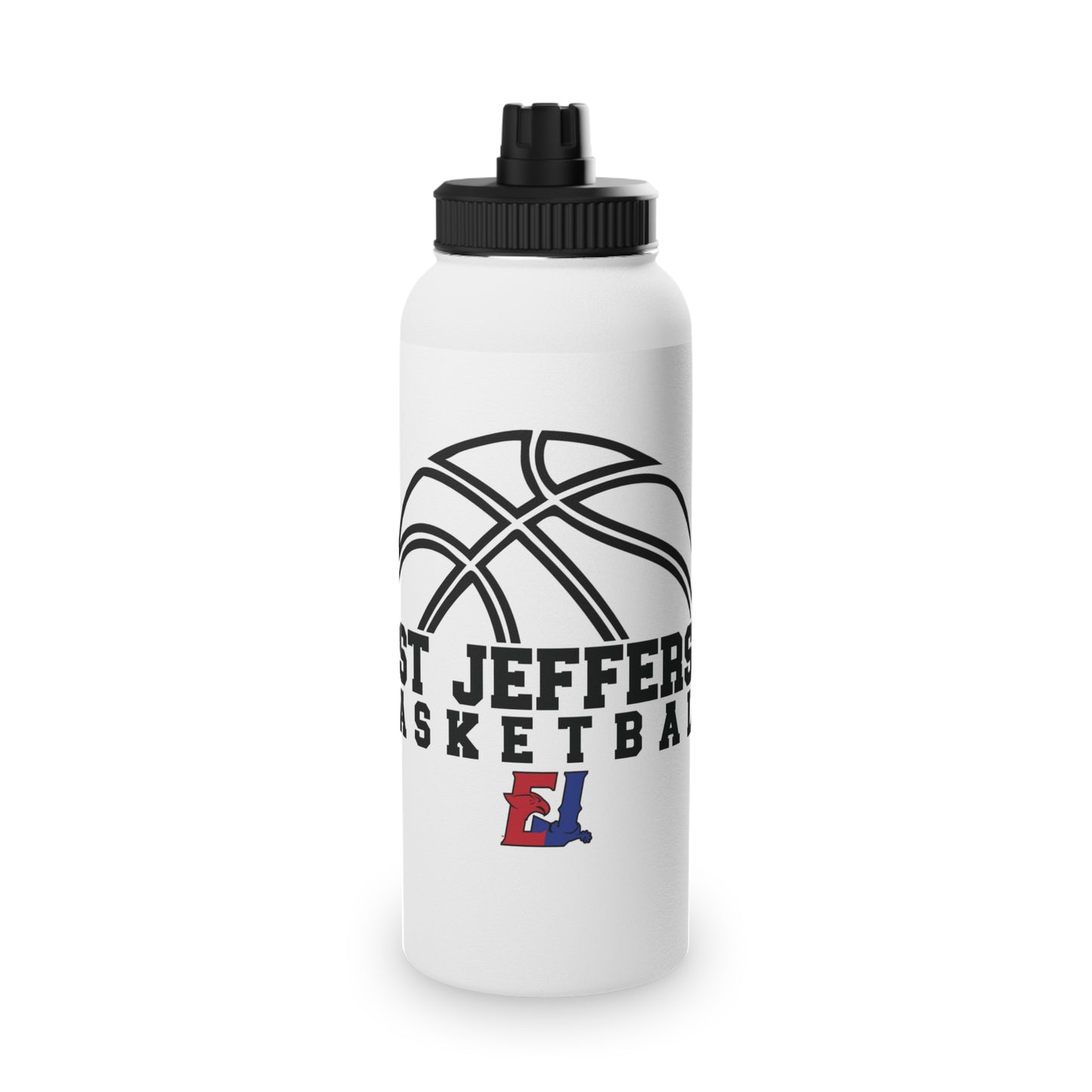 EJ Basketball Stainless Steel Water Bottle, Sports Lid