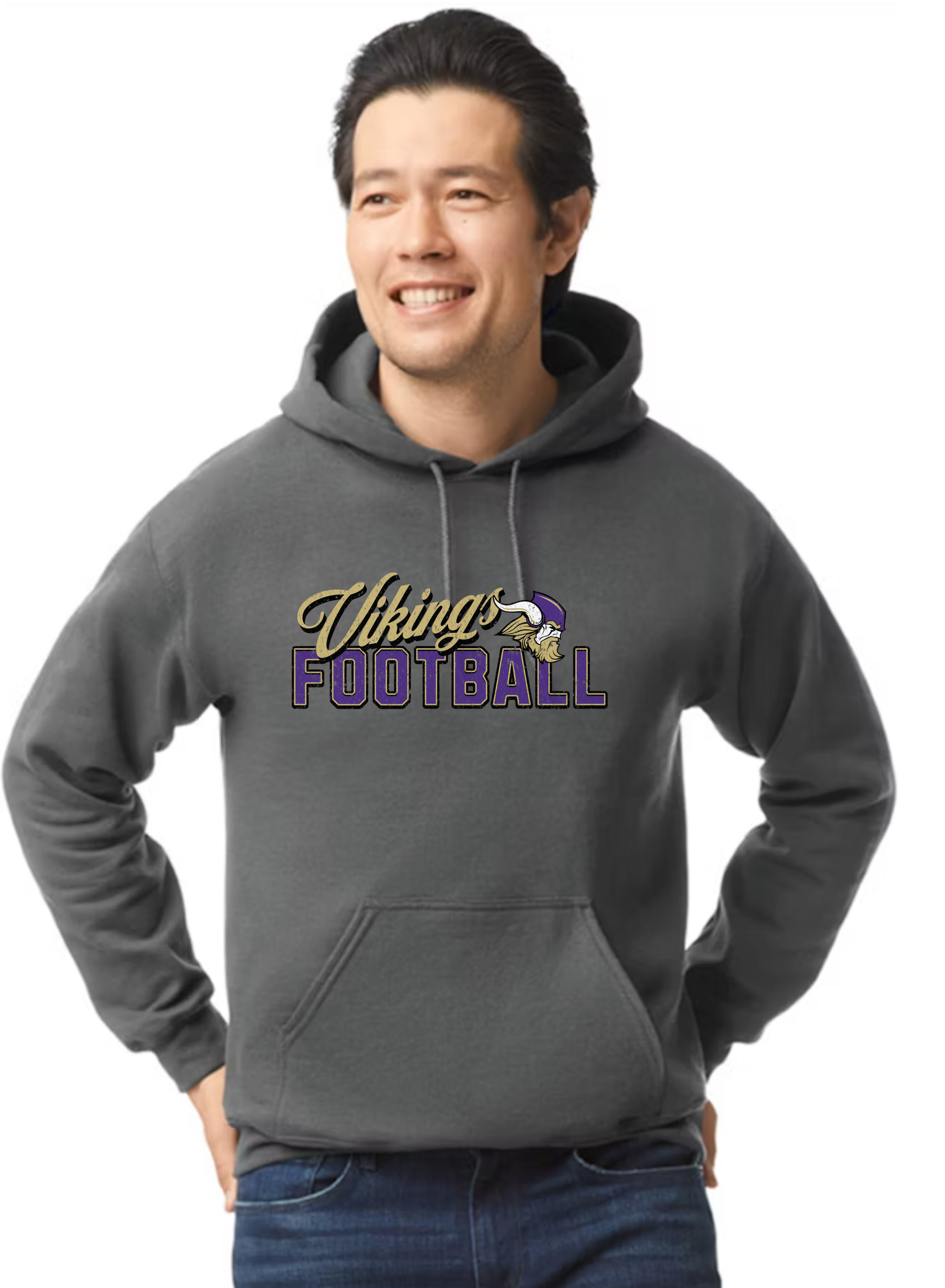 Viking Vintage Football Hoodie