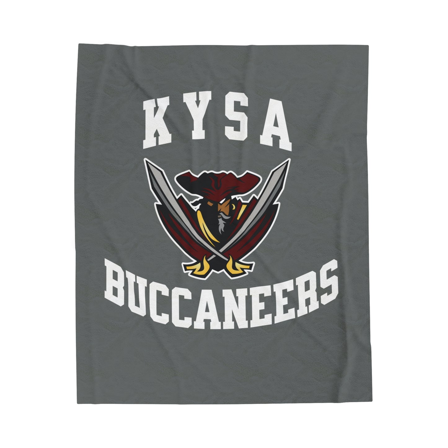 Charcoal KYSA Plush Blanket