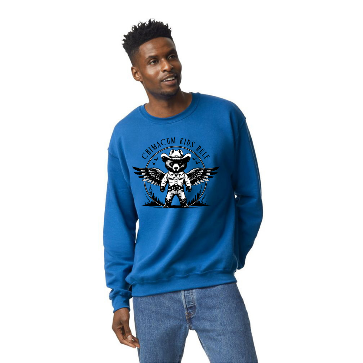 Chimacum Kids Rule - Adult Unisex Crewneck