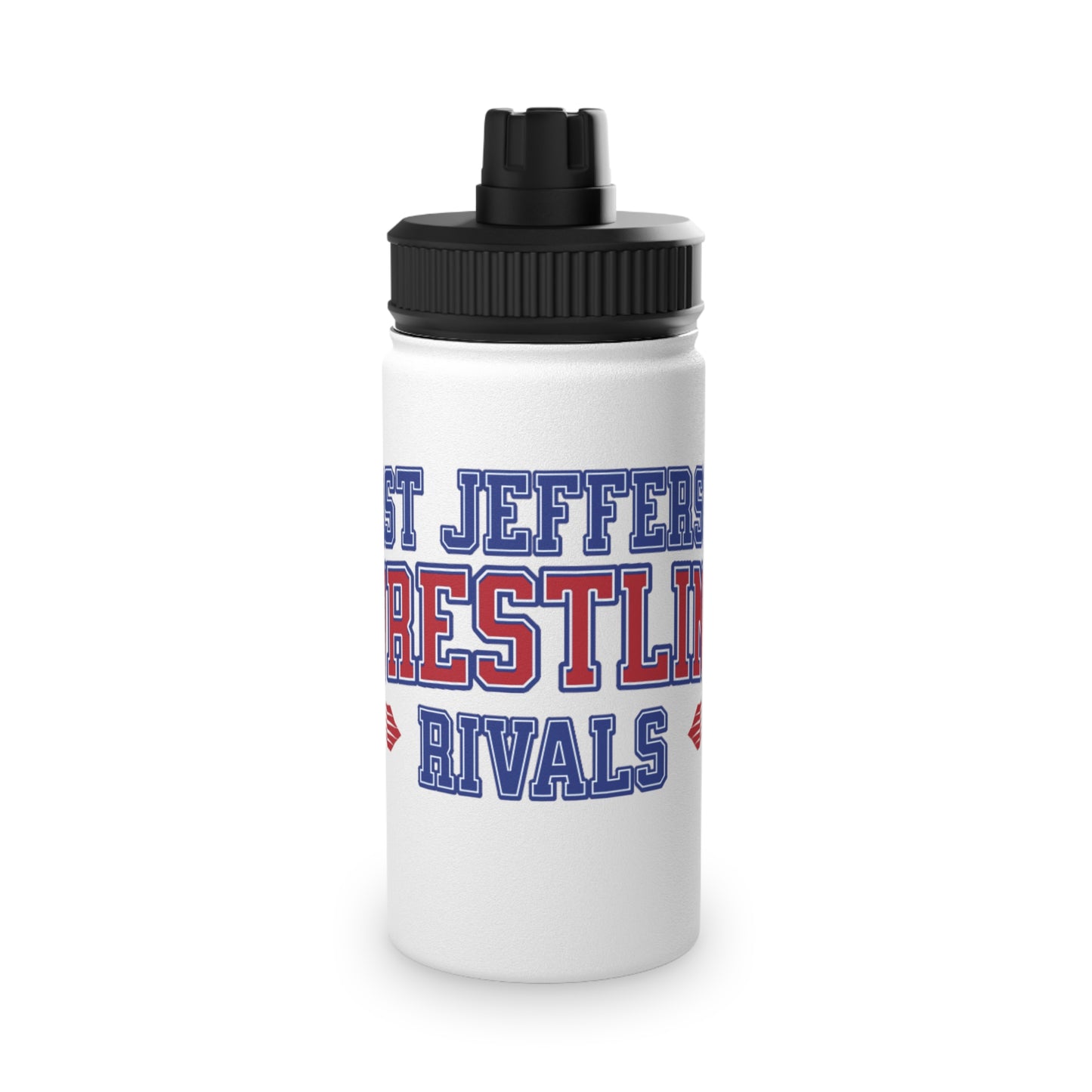 EJ Wrestling Stainless Steel Water Bottle, Sports Lid