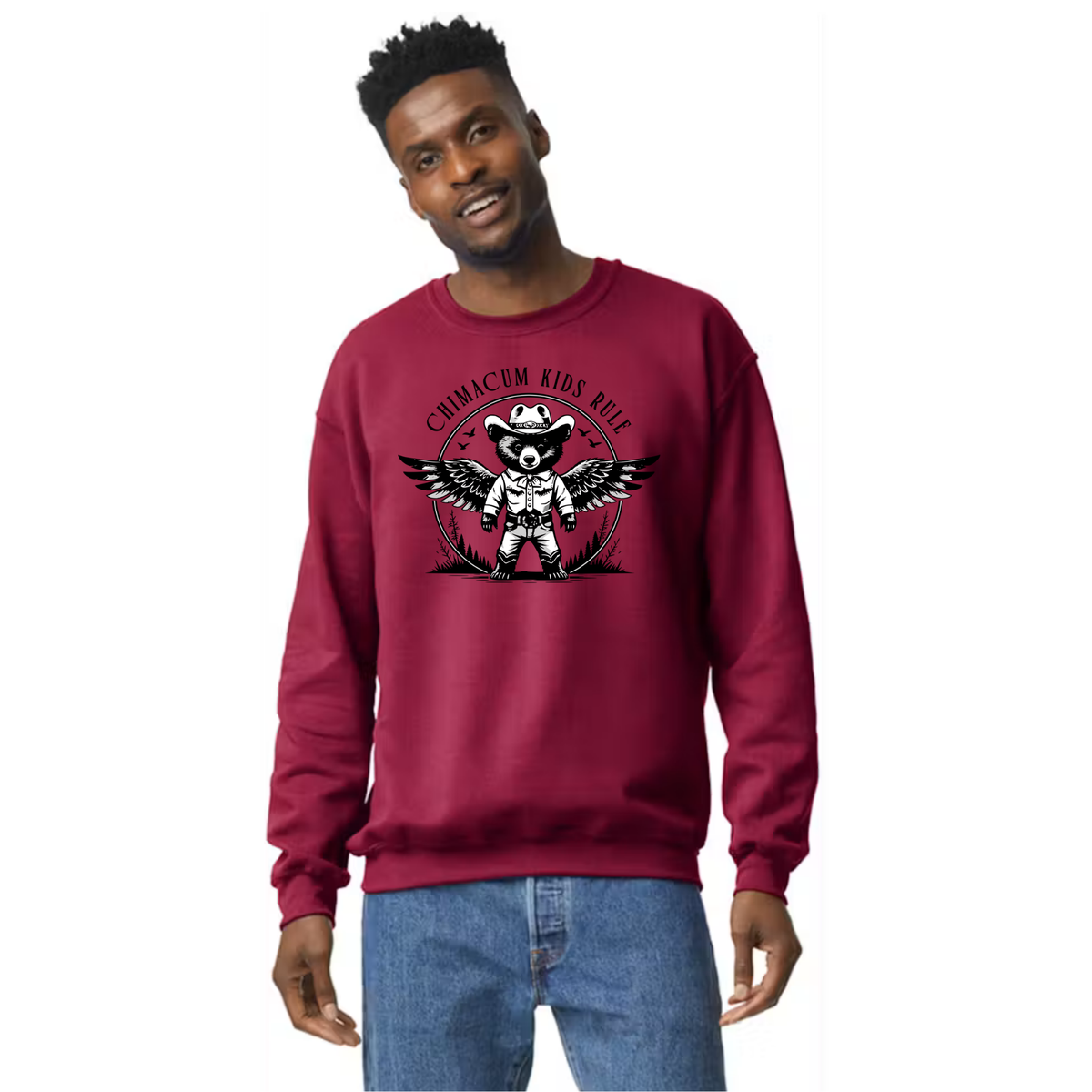 Chimacum Kids Rule - Adult Unisex Crewneck