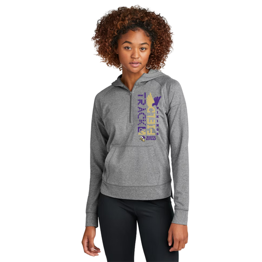 Vikings T&F  - Women's Sport-Wick Stretch 1/2-Zip Hoodie