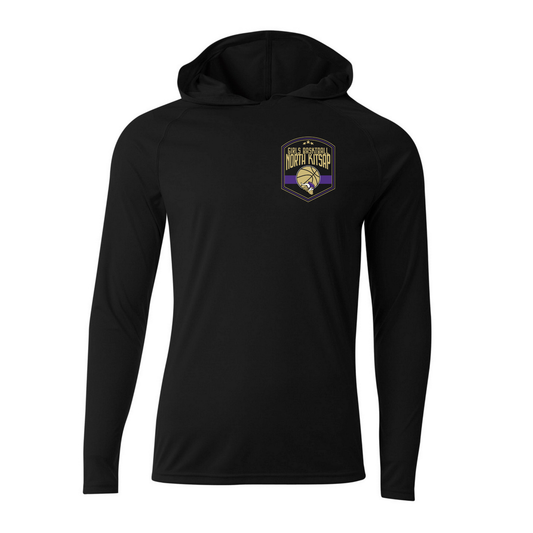 *NEW* Girls Basketball - Performance Long Sleeve - Hooded