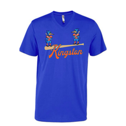 Kings Baseball T-shirt - Unisex V neck