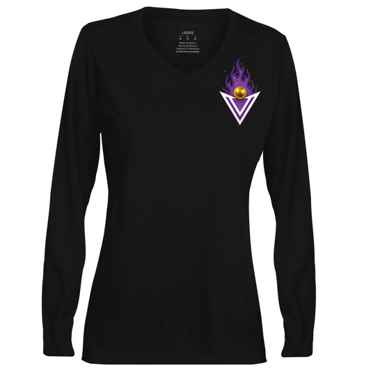 Vikings - Girls Golf Performance Long Sleeve - Womens