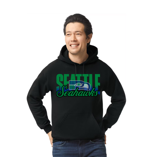 Retro Hawks - Green - Unisex Hoodie