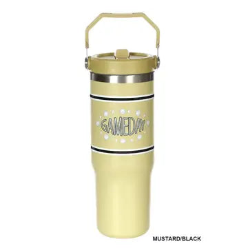 Game Day 30oz Stainless Steel Flip Straw Tumbler