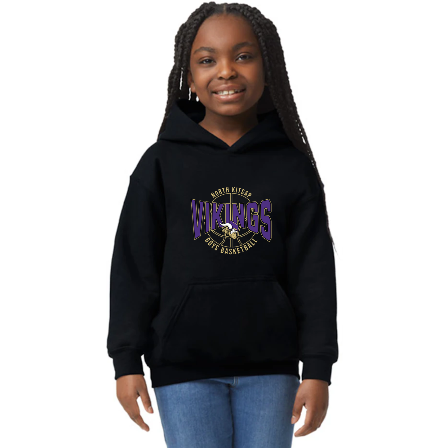 NK Boys Basketball Youth Hoodie
