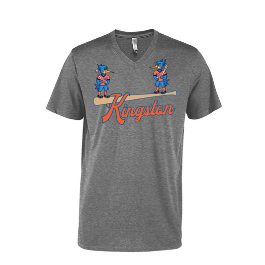 Kings Baseball T-shirt - Unisex V neck