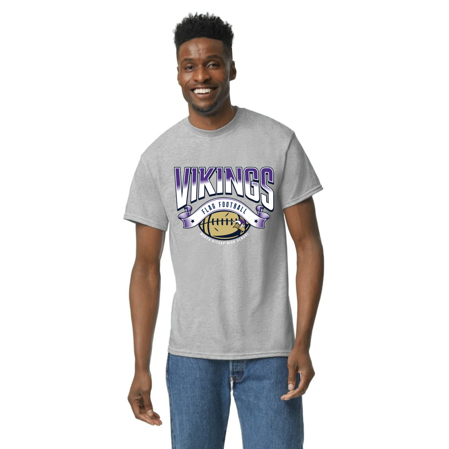 Vikings Flag Football tshirt - unisex