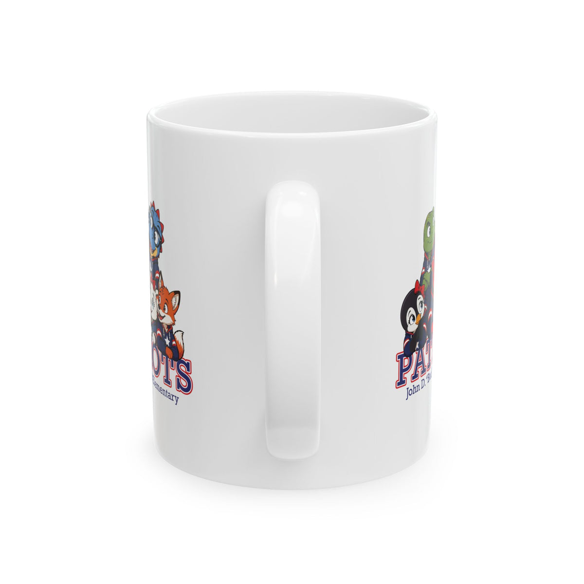 Hawk Elementary Patriots Buddy Ceramic Mug