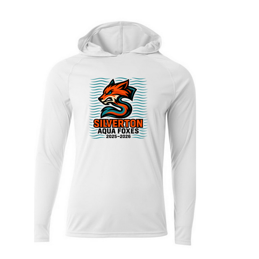 *NEW* Silverton Aqua Foxes Performance Long Sleeve - Hooded