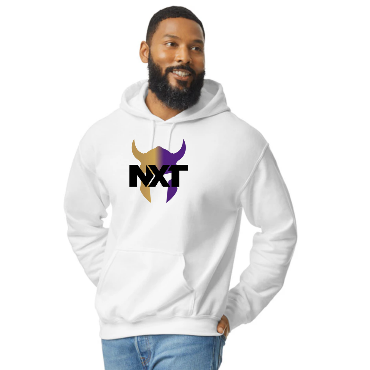 NXT Basketball - Viking Helmet - Heavy Cotton Hoodie - unisex