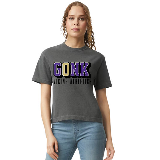 GoNK Athletics Boxy/Crop Tshirt - Womens