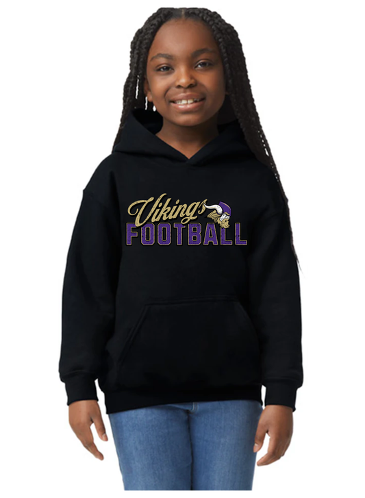 Vintage Vikings Football hoodie - Youth