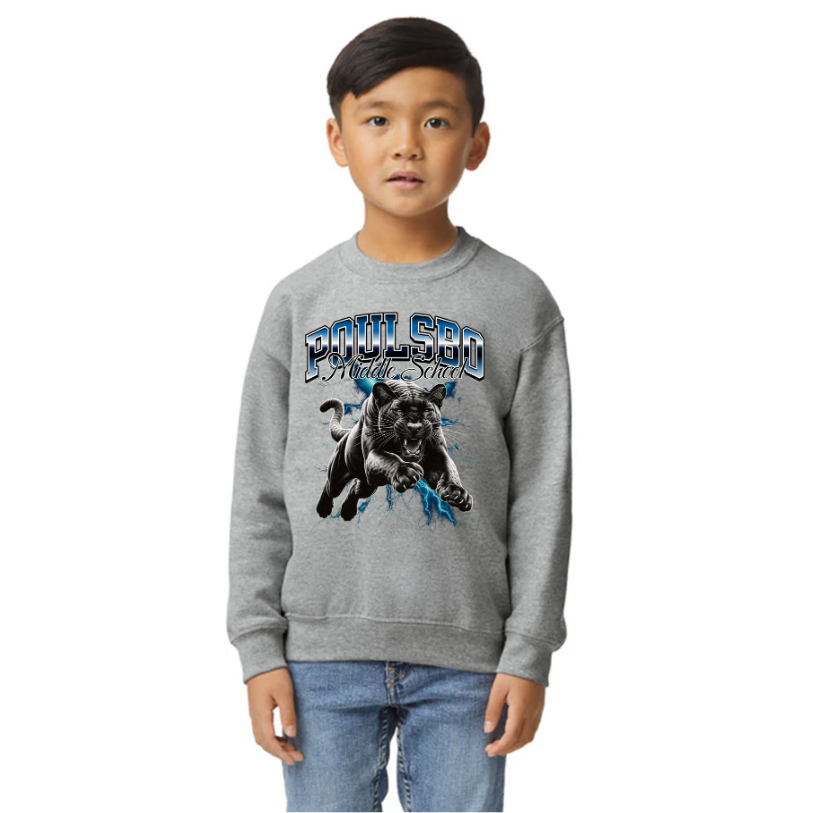 Panther  crewneck - Youth & Adult Sizes