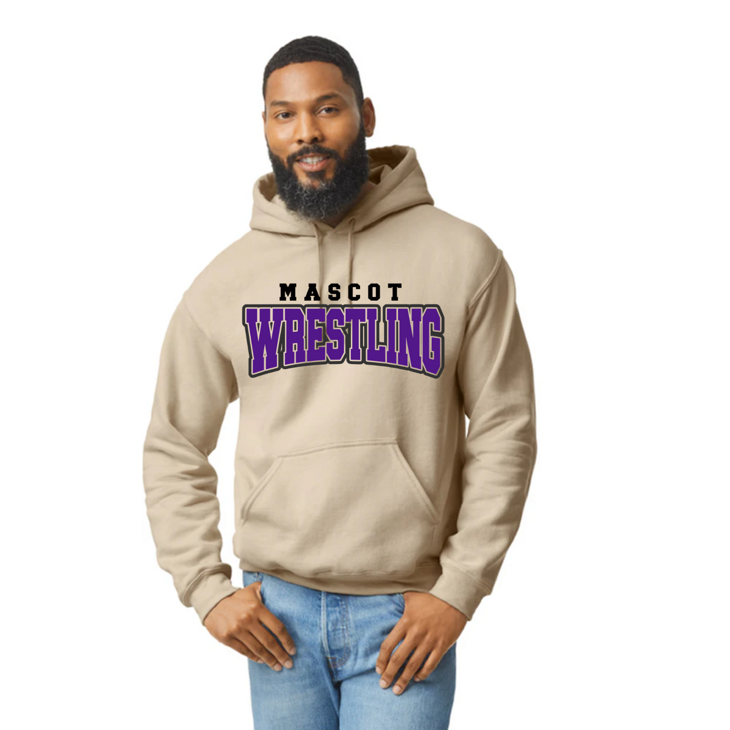 Custom Mascot Wrestling Hoodie