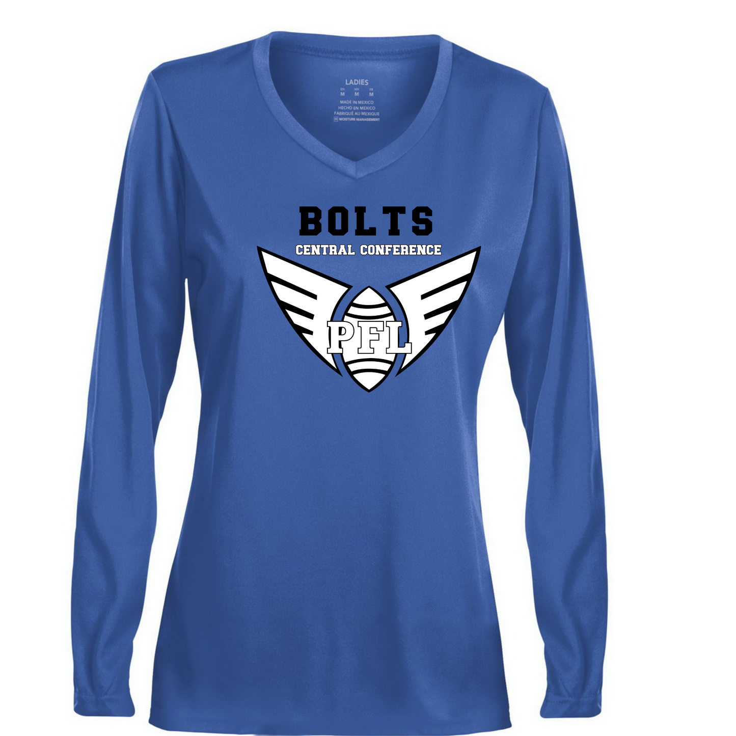 PFL Womens V Neck Team Shirt - Central Conference