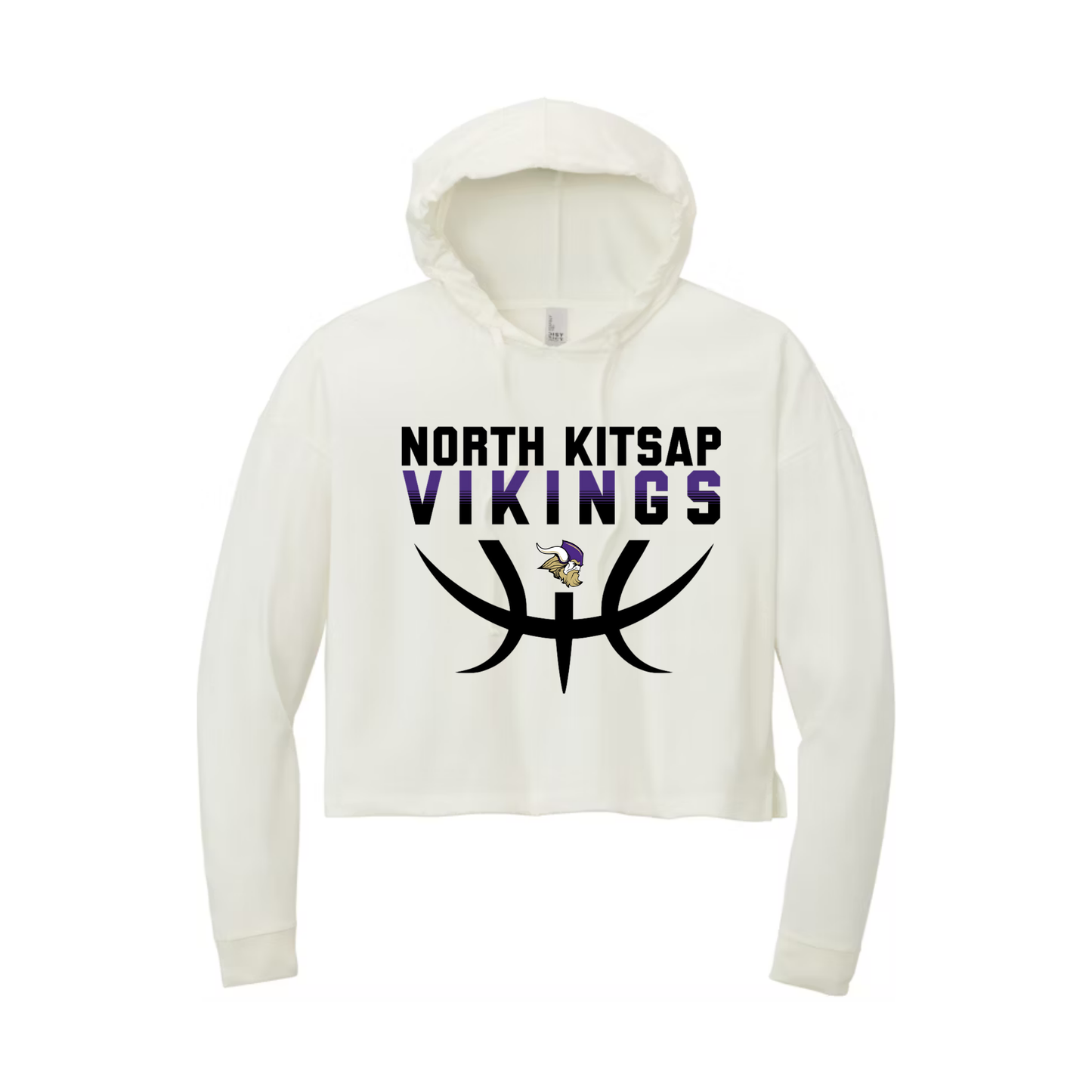 Nk Basketball Stack logo -  Midi long sleeve w/ hood