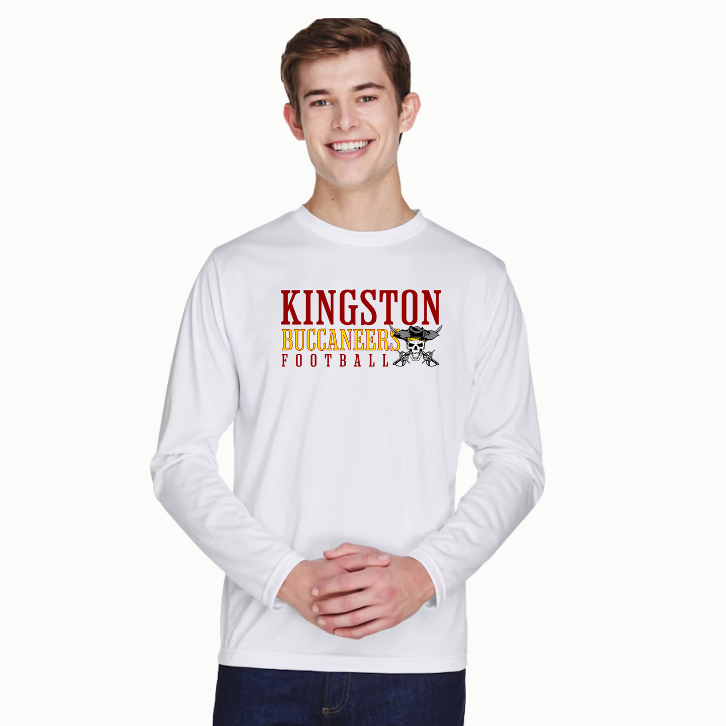 Kingston Bucs Football - Performance Long Sleeve - Mens
