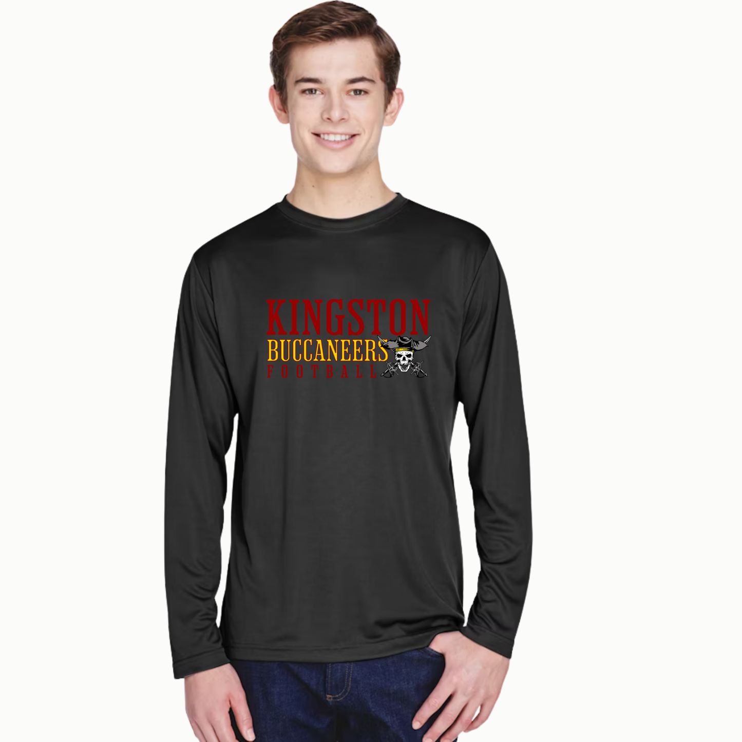 Kingston Bucs Football - Performance Long Sleeve - Mens