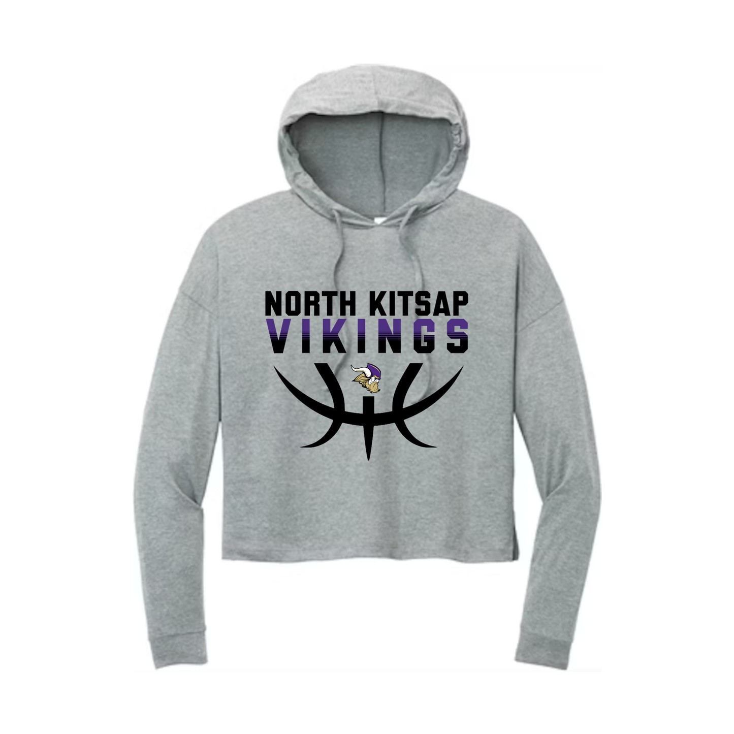 Nk Basketball Stack logo -  Midi long sleeve w/ hood